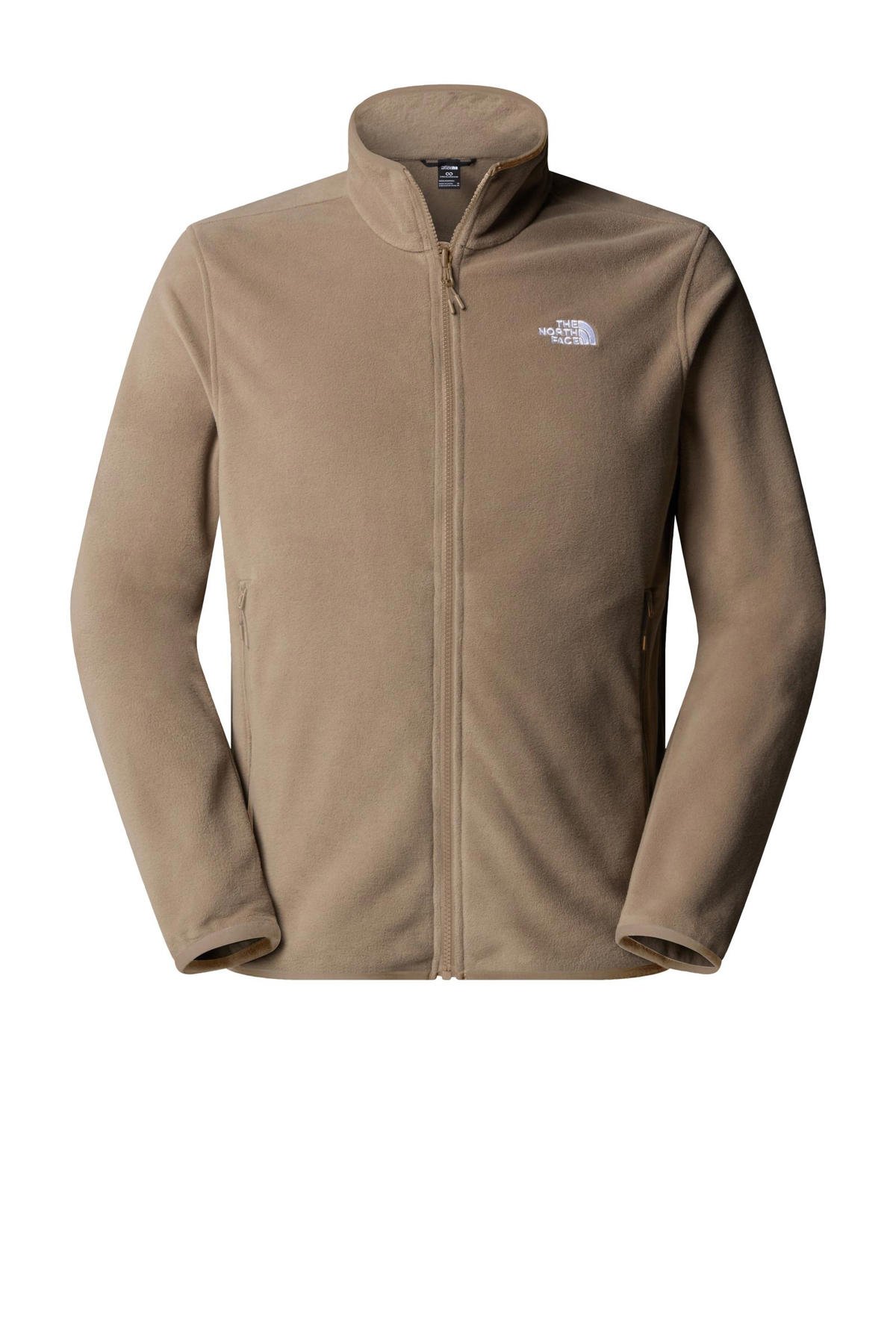 The North Face fleece vest Glacier lichtbruin wehkamp