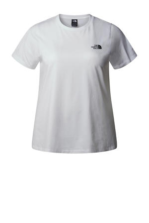 Plus Size T-shirt Simple Dome wit