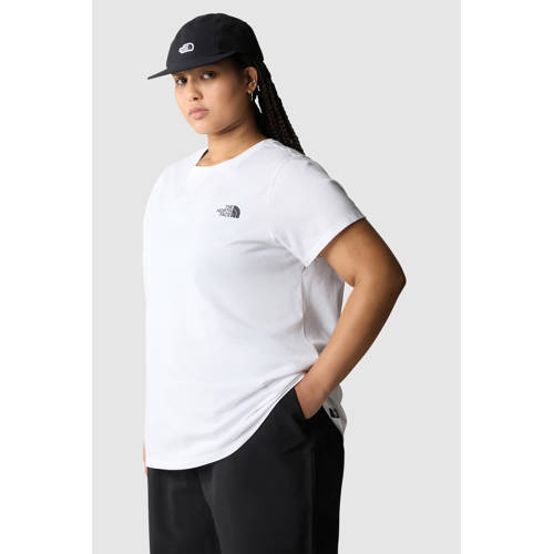 The North Face Plus Size T-shirt Simple Dome wit afbeelding