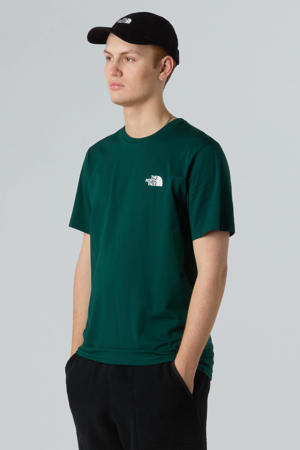 T-shirt Simple Dome donkergroen