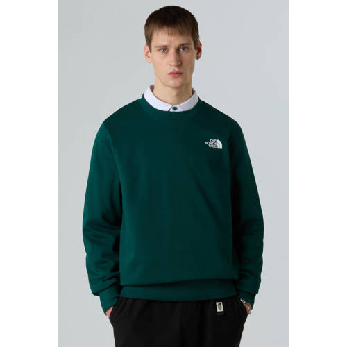 The North Face sweater Simple Dome donkergroen afbeelding