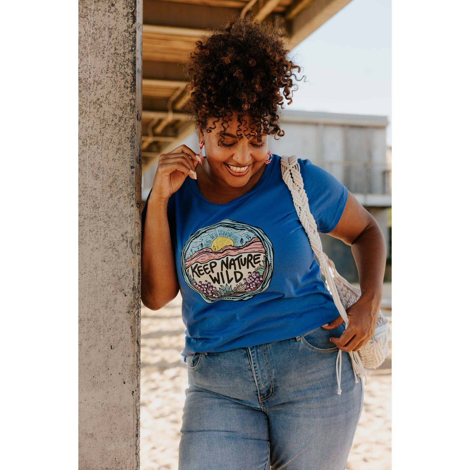 Paprika T-shirt blauw