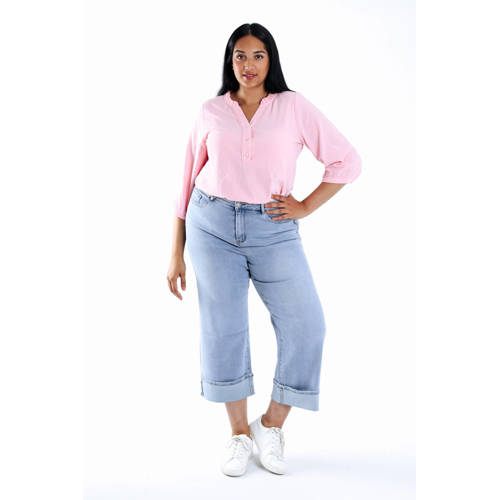 Paprika wide leg jeans light blue denim afbeelding