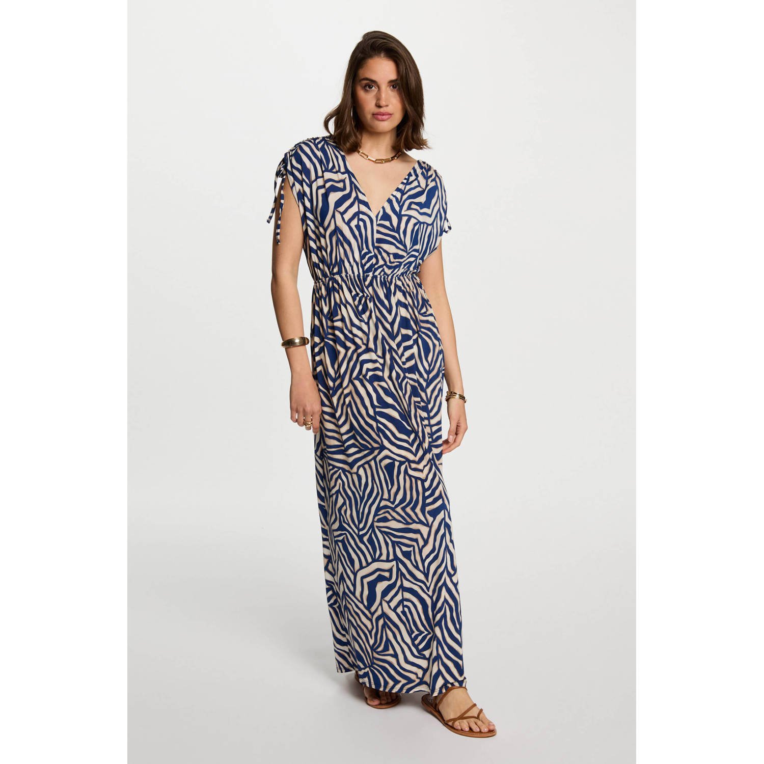 Morgan maxi jurk blauw