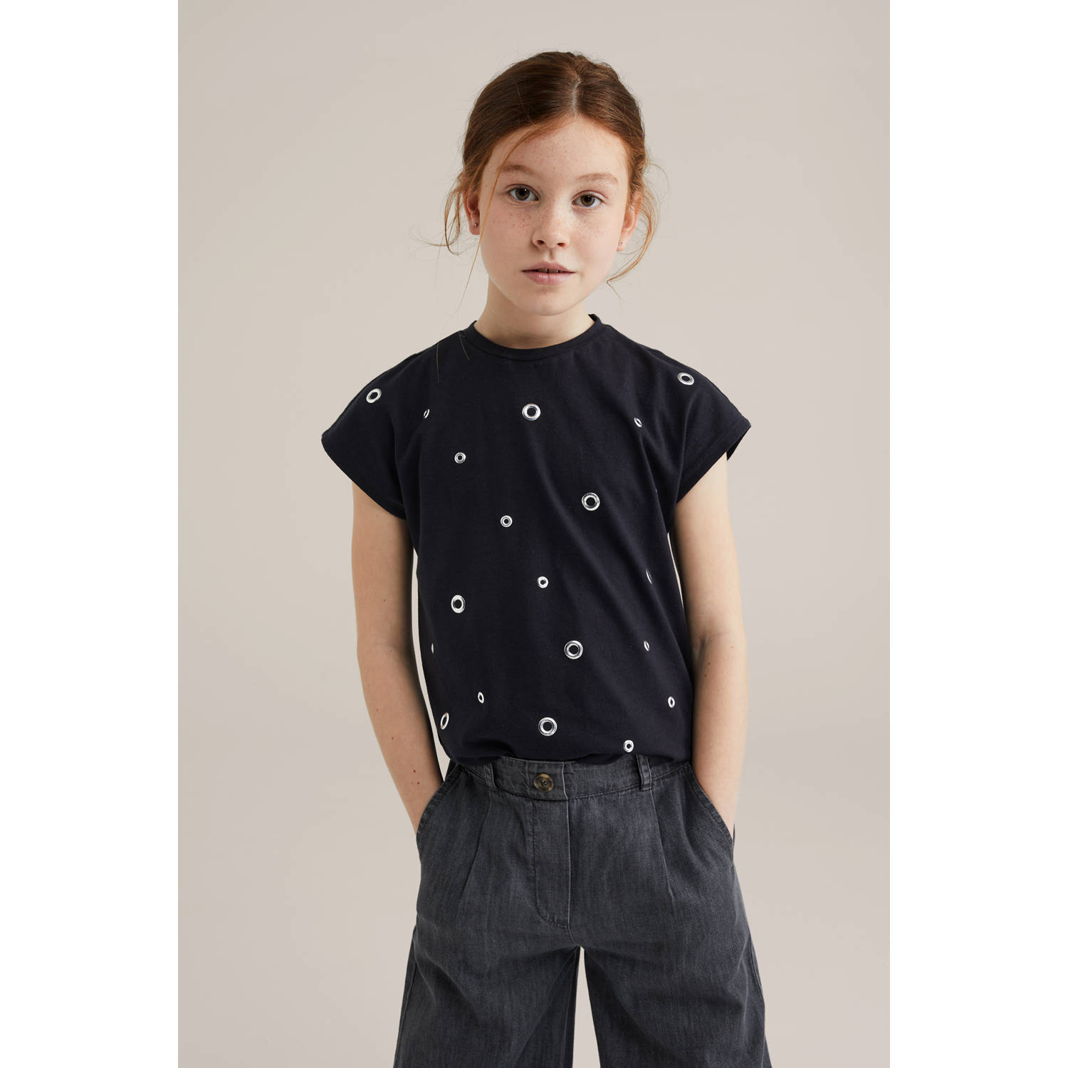 WE Fashion T-shirt zwart