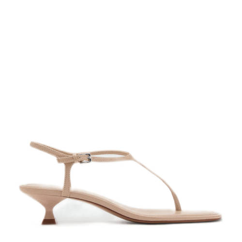 Mango sandalettes beige afbeelding