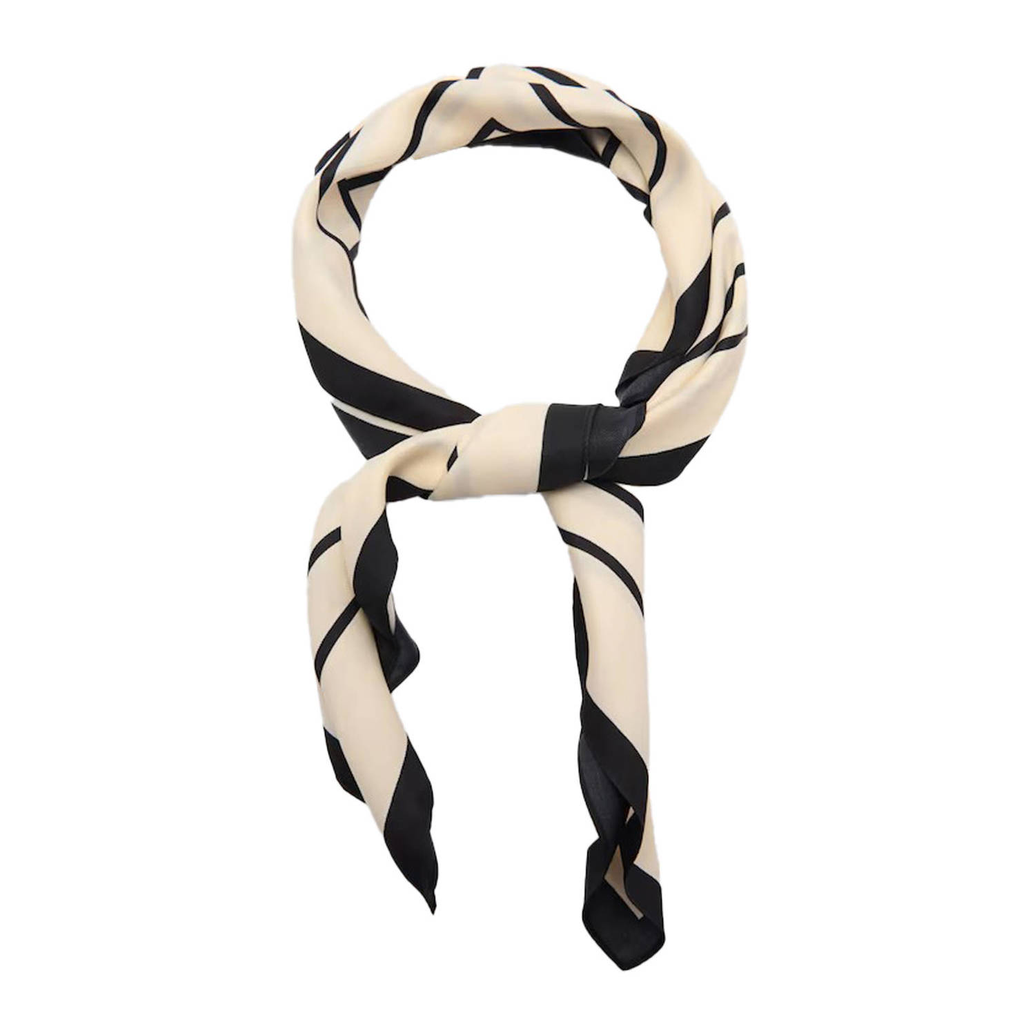 Mango sjaal met all over print beige