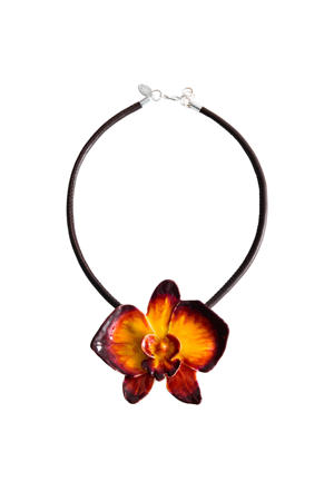 ketting zwart/oranje