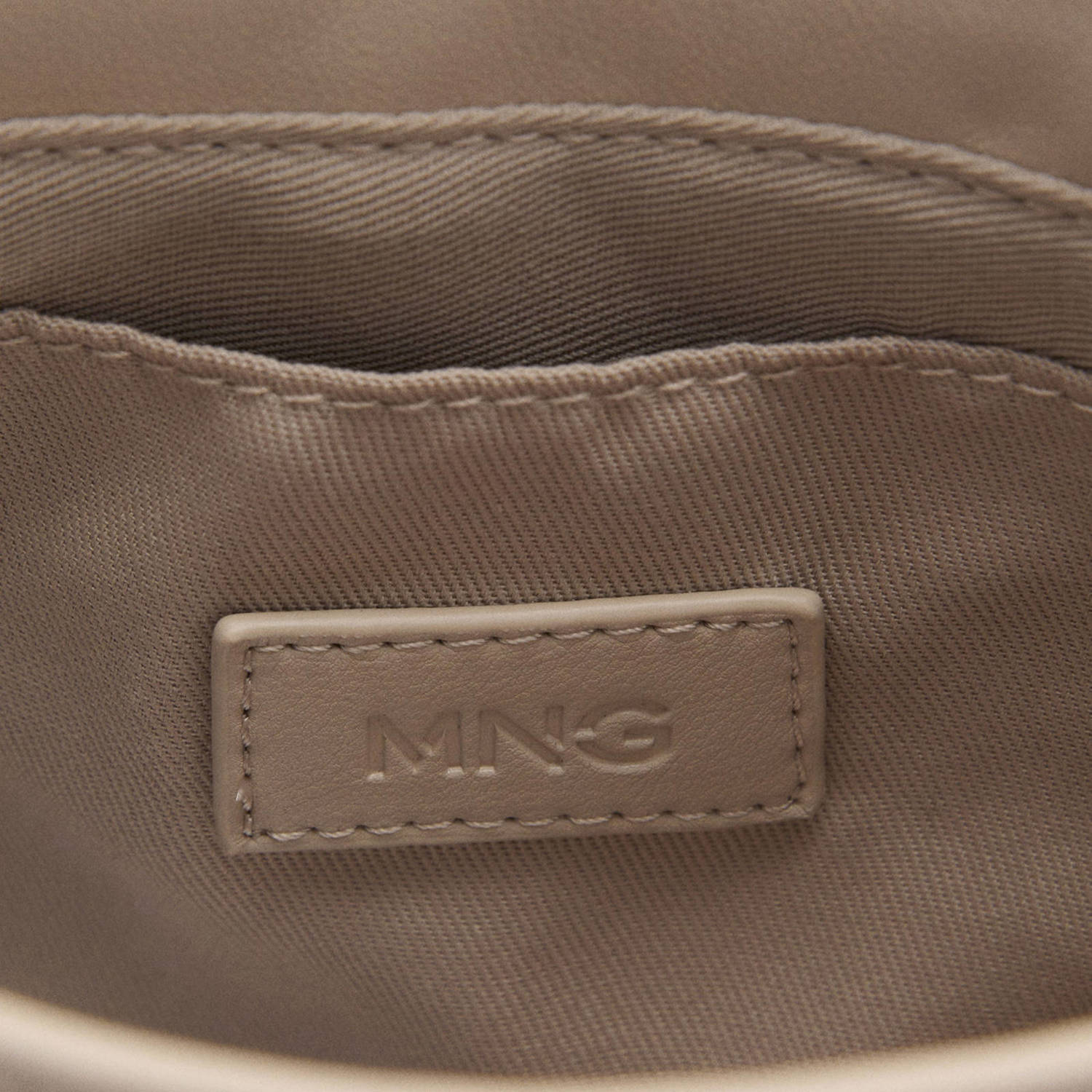 Mango crossbody tas beige