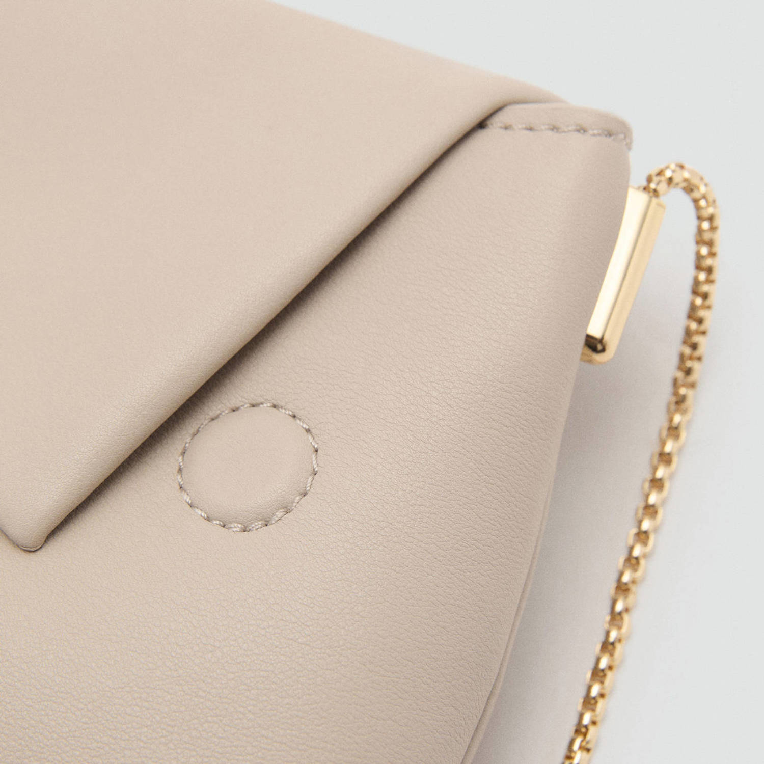 Mango crossbody tas beige