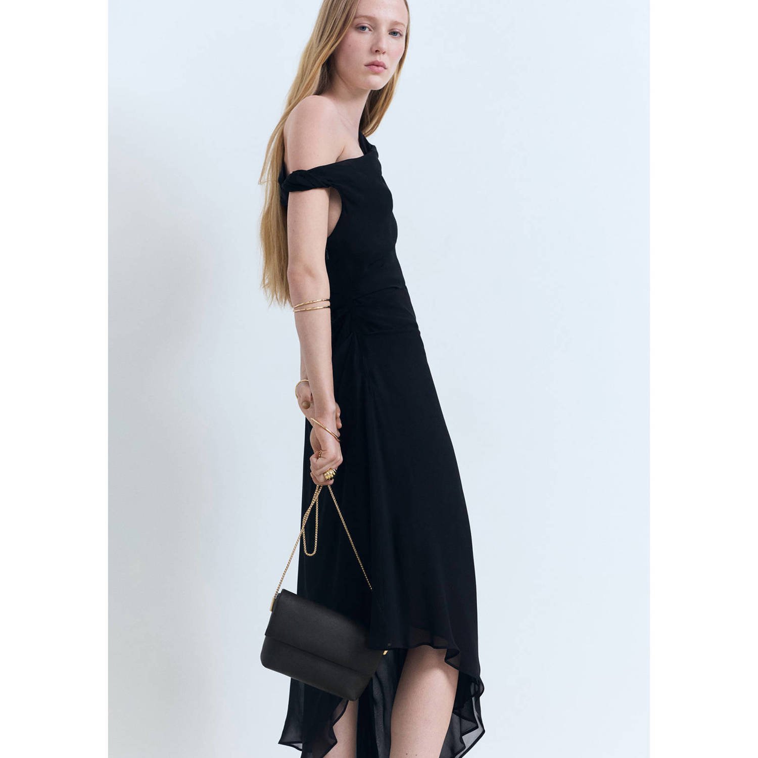 Mango crossbody tas zwart