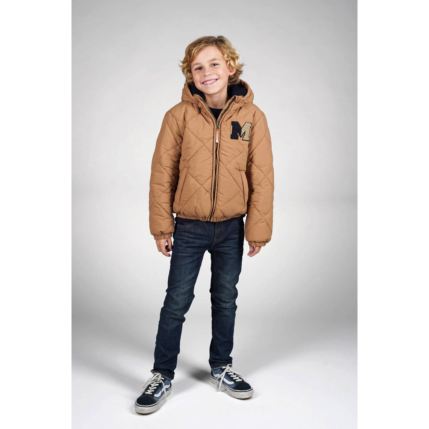 Moodstreet gewatteerde jas winter beige