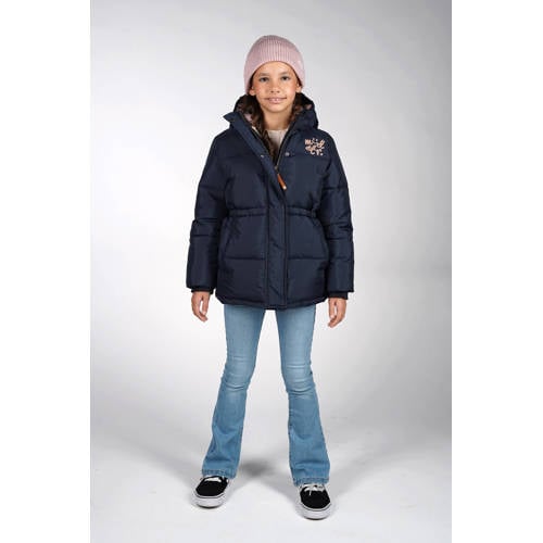 Moodstreet gewatteerde jas donkerblauw afbeelding