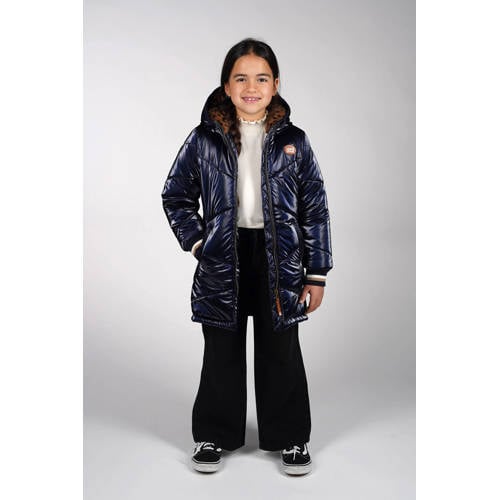 Moodstreet gewatteerde jas blauw afbeelding