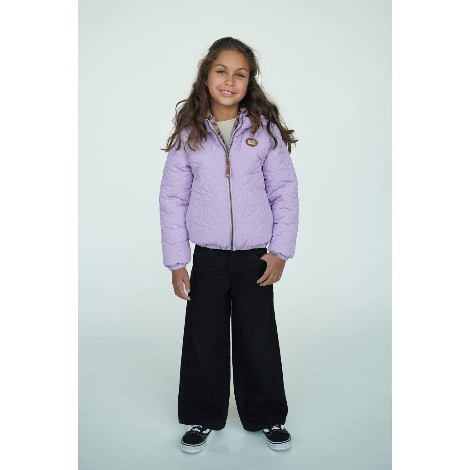Moodstreet reversible jas paars