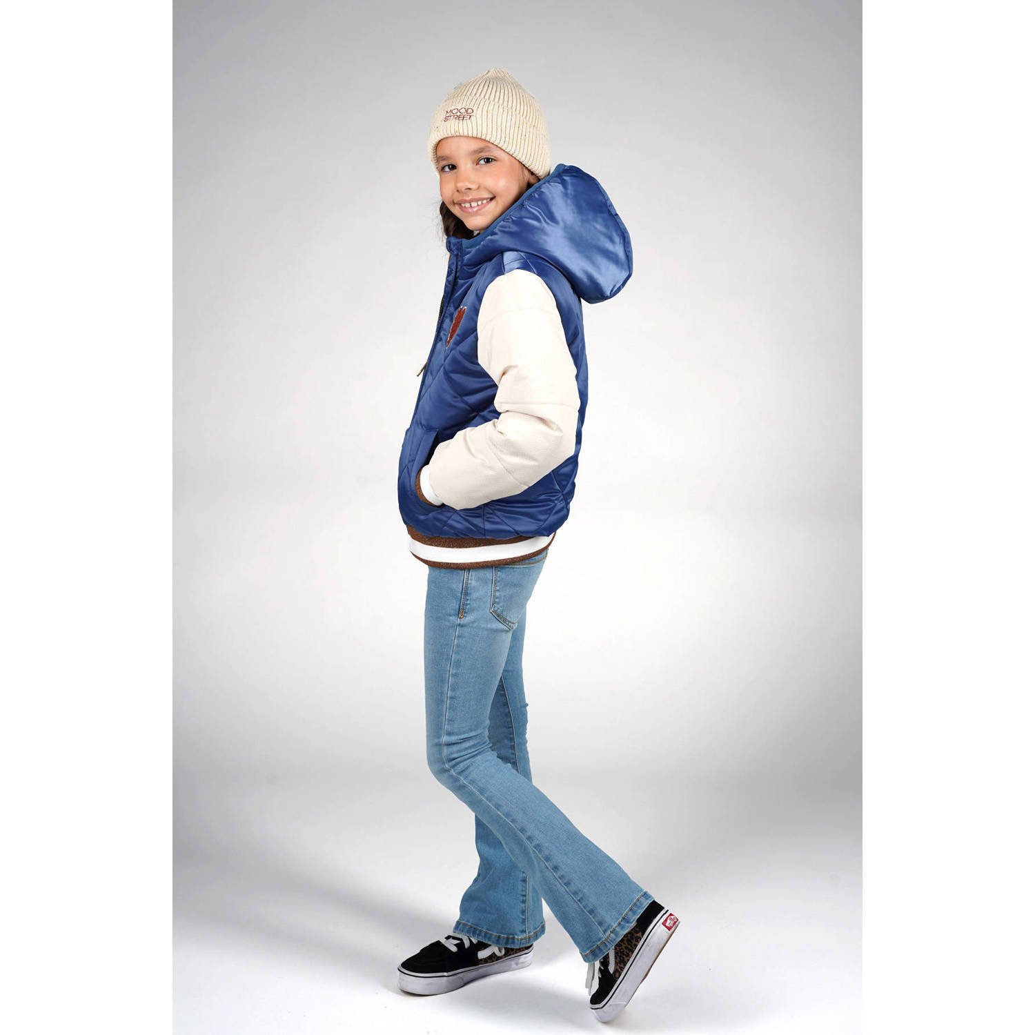 Moodstreet bomberjack winter blauw