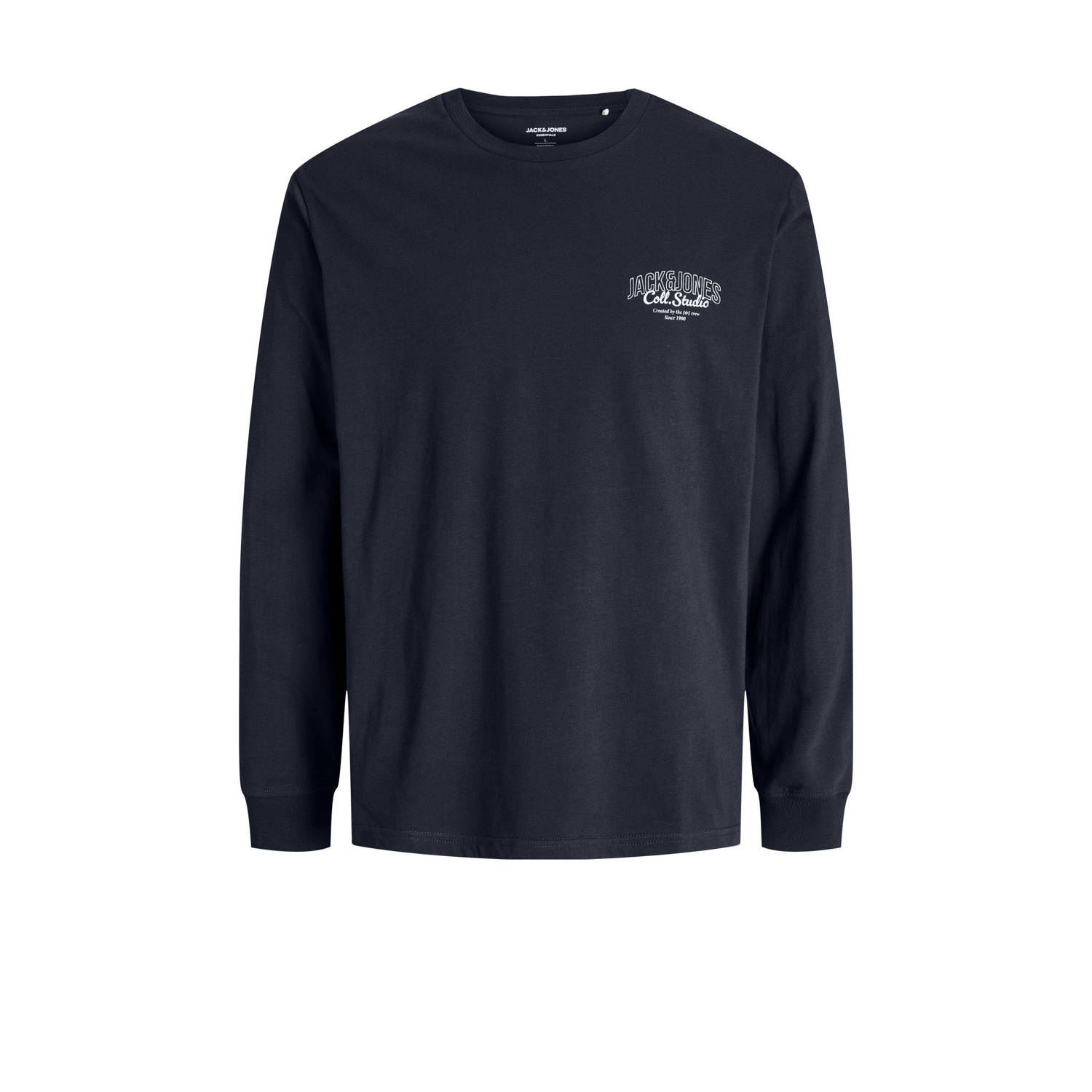JACK & JONES JUNIOR longsleeve donkerblauw