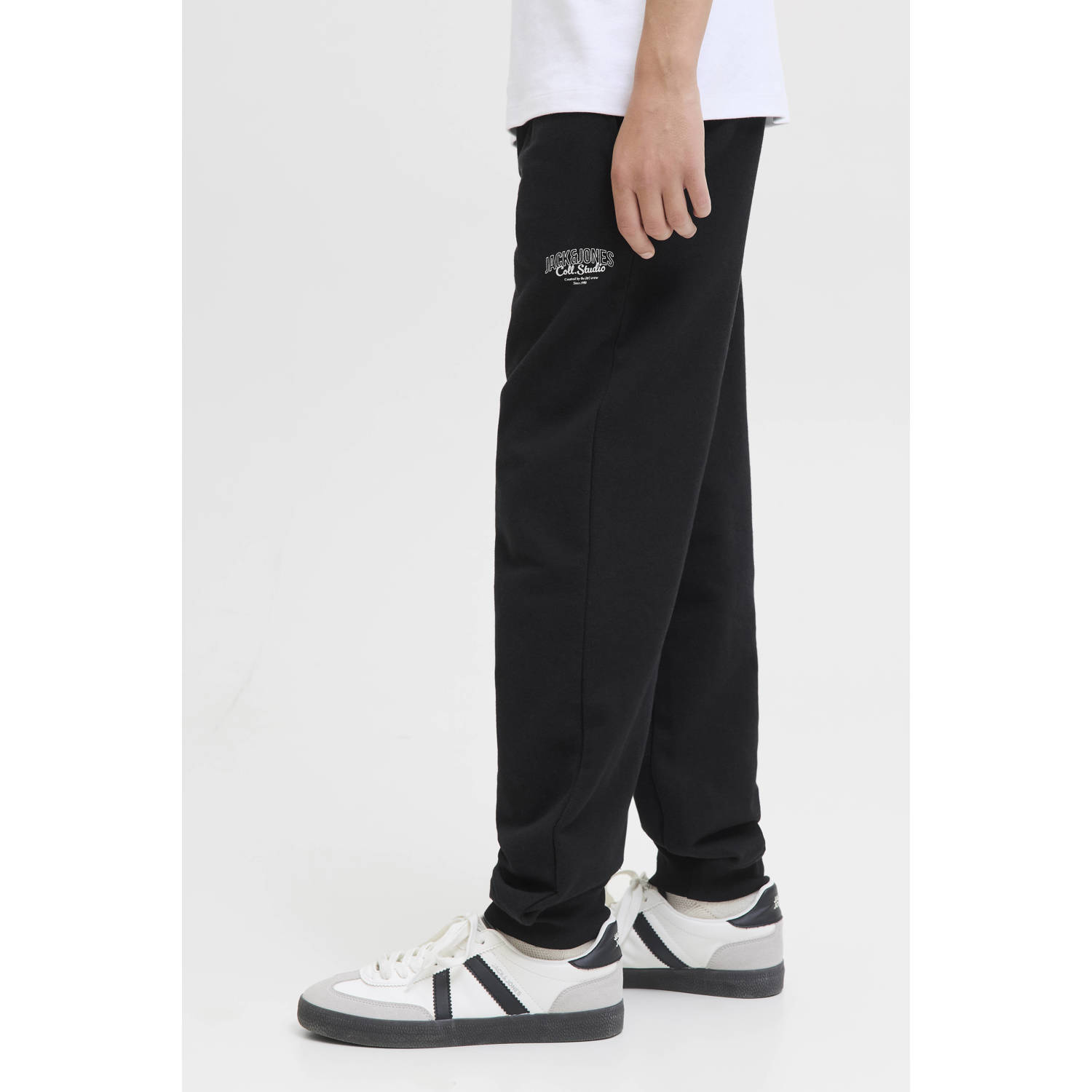 JACK & JONES JUNIOR joggingbroek zwart