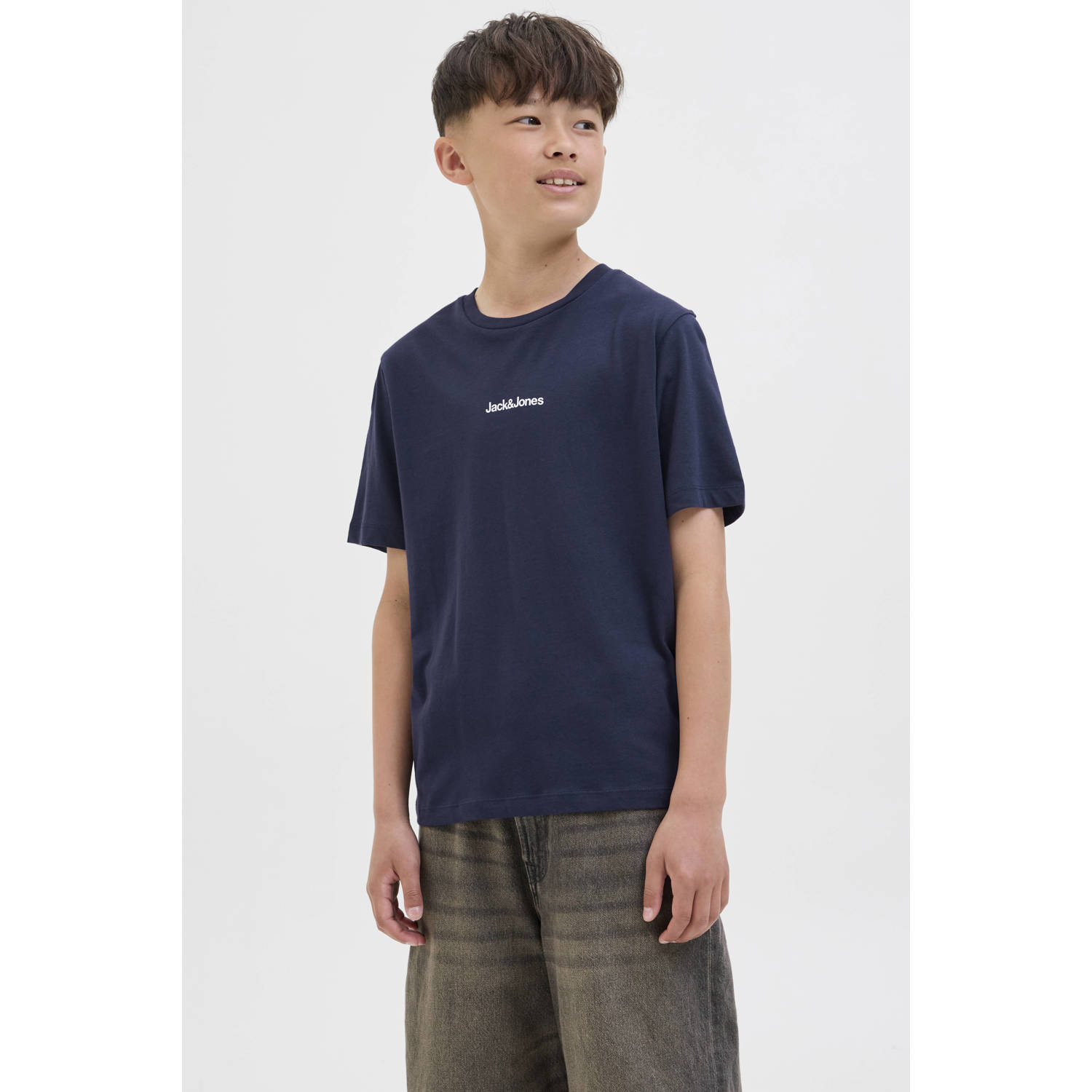 JACK & JONES JUNIOR T-shirt donkerblauw