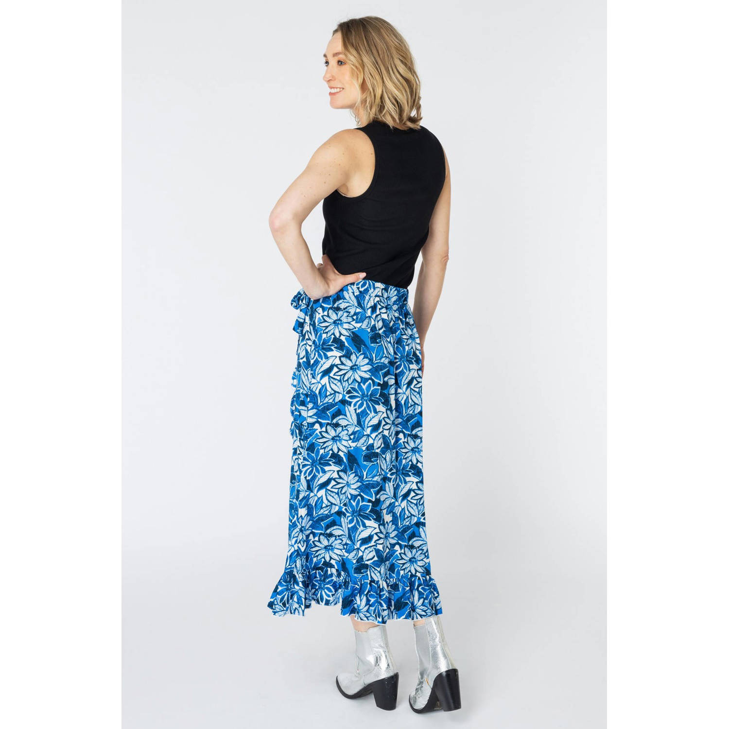 ES&SY wikkelrok blauw