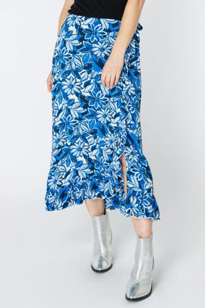 wikkelrok blauw