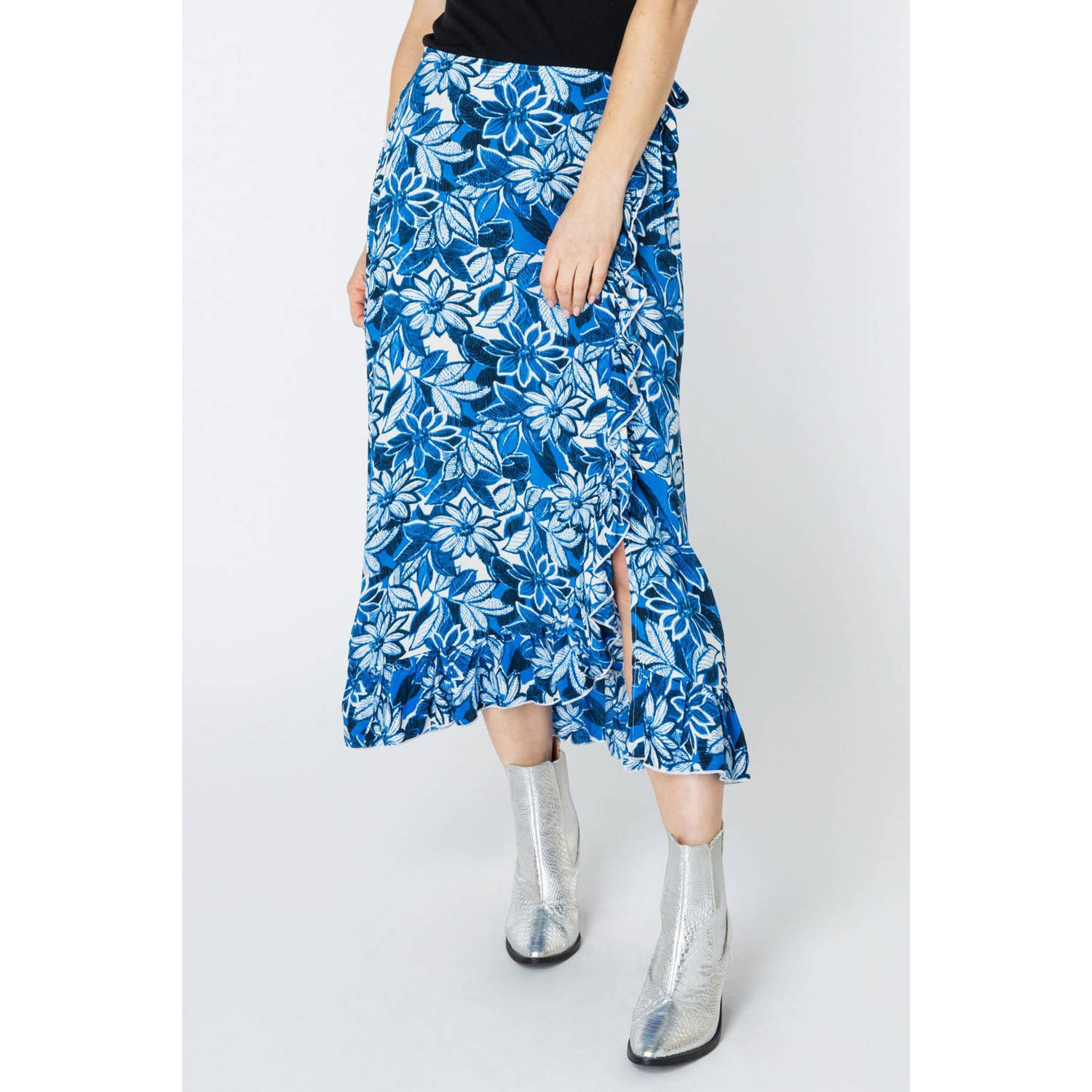 ES&SY wikkelrok blauw