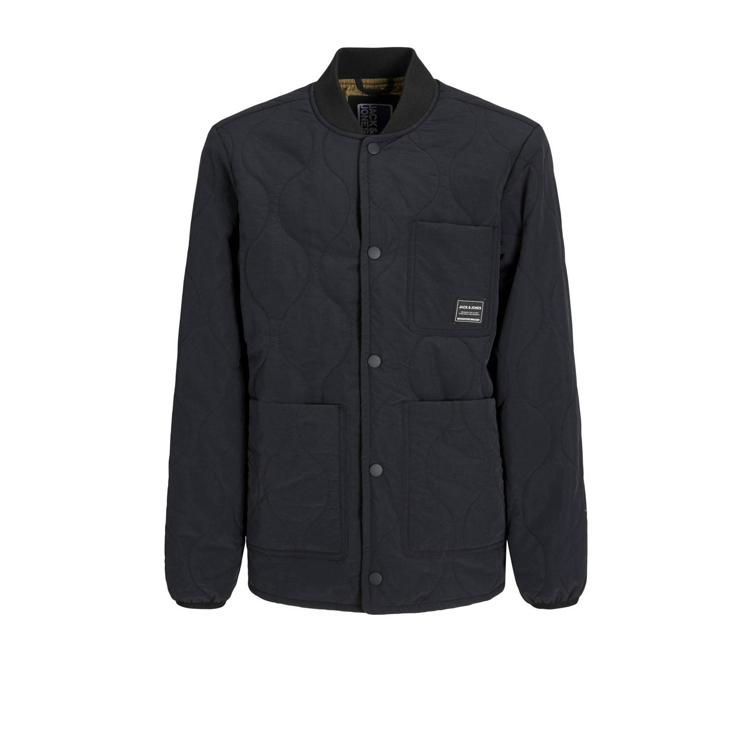 JACK & JONES JUNIOR tussenjas zwart