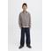 JACK & JONES JUNIOR wide leg casual broek donkerblauw