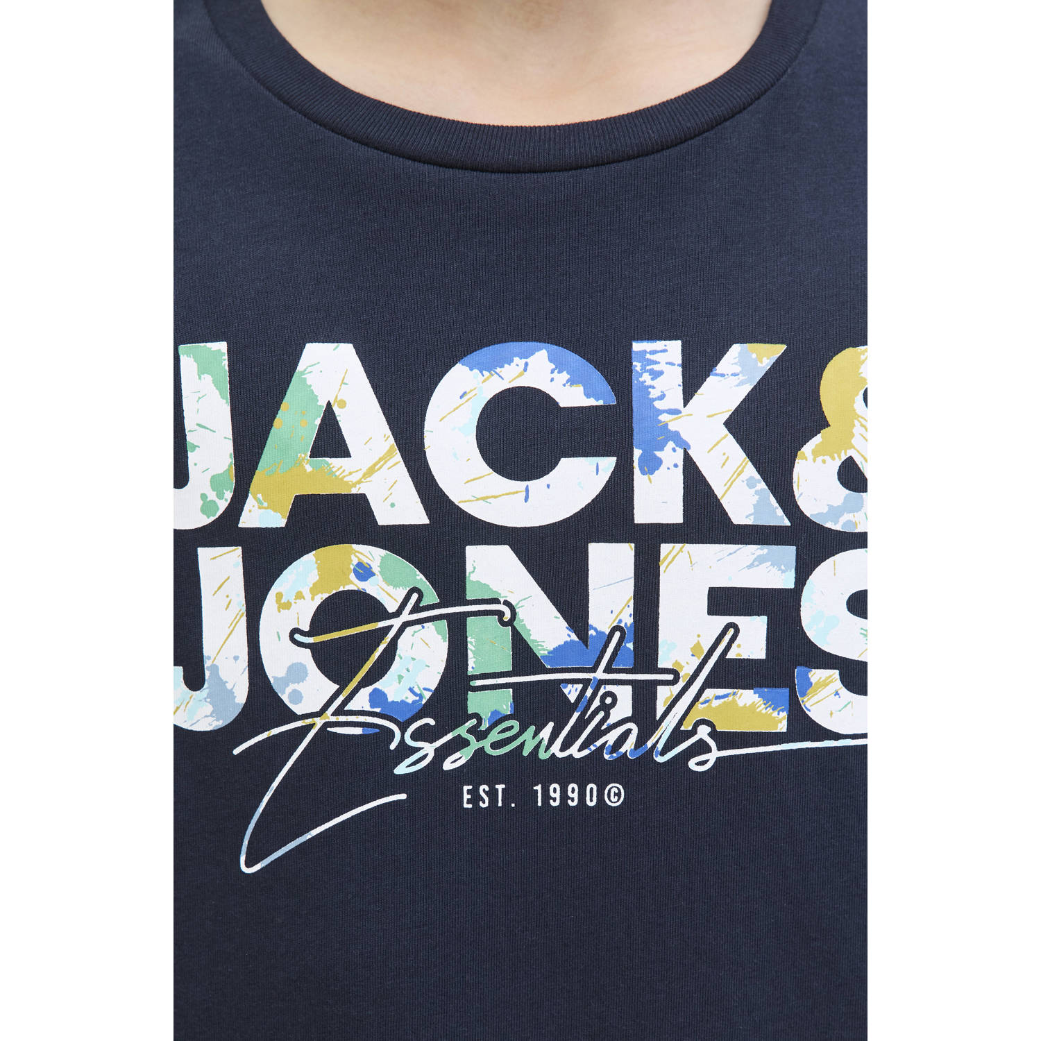 JACK & JONES JUNIOR longsleeve donkerblauw