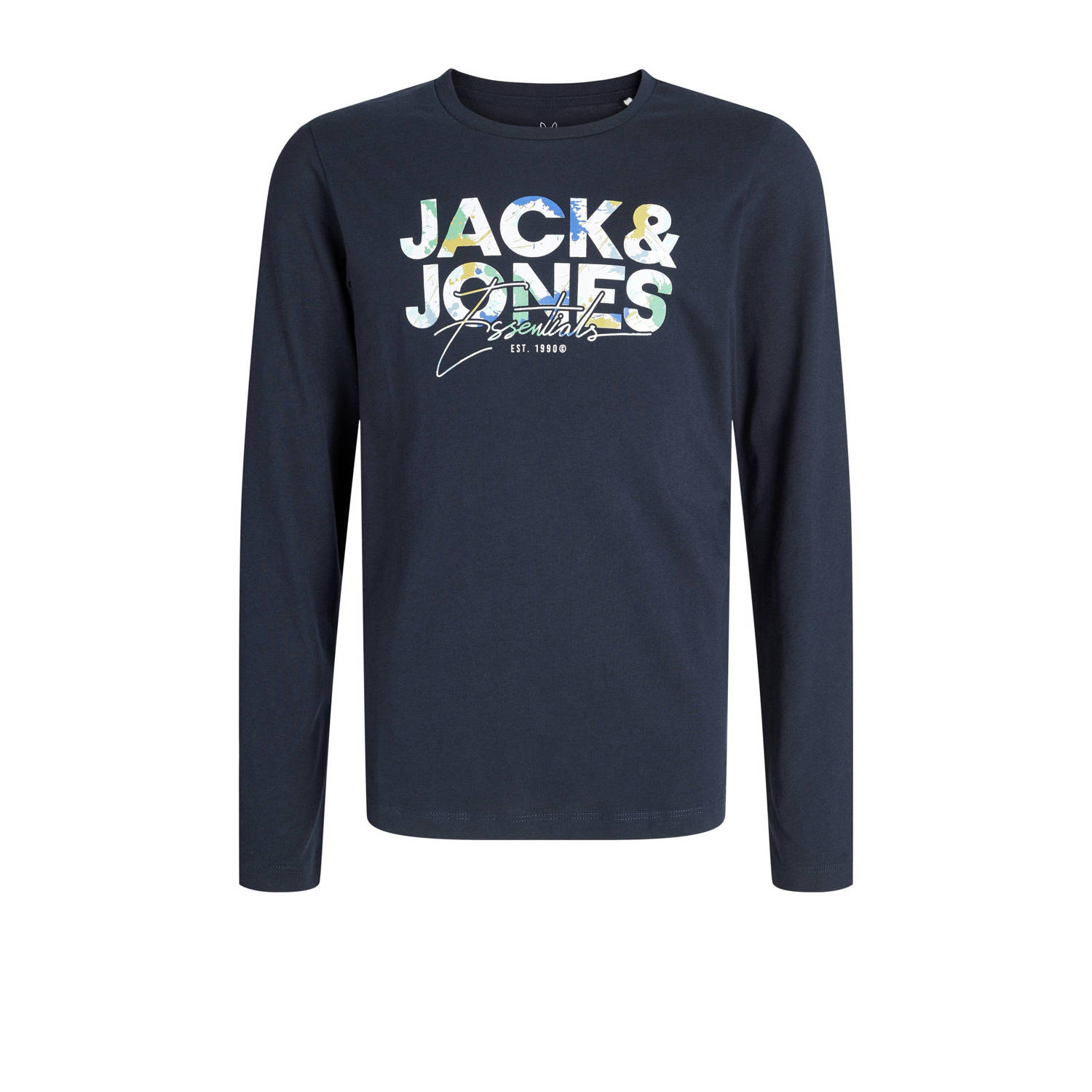 JACK & JONES JUNIOR longsleeve donkerblauw