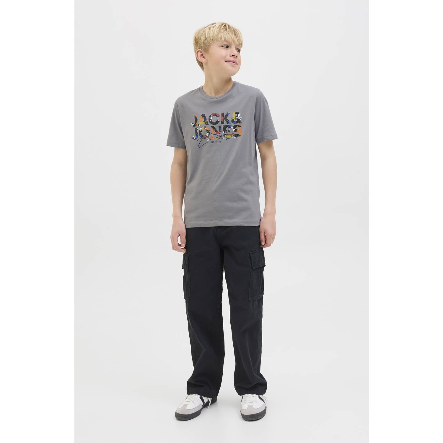 JACK & JONES JUNIOR T-shirt grijs