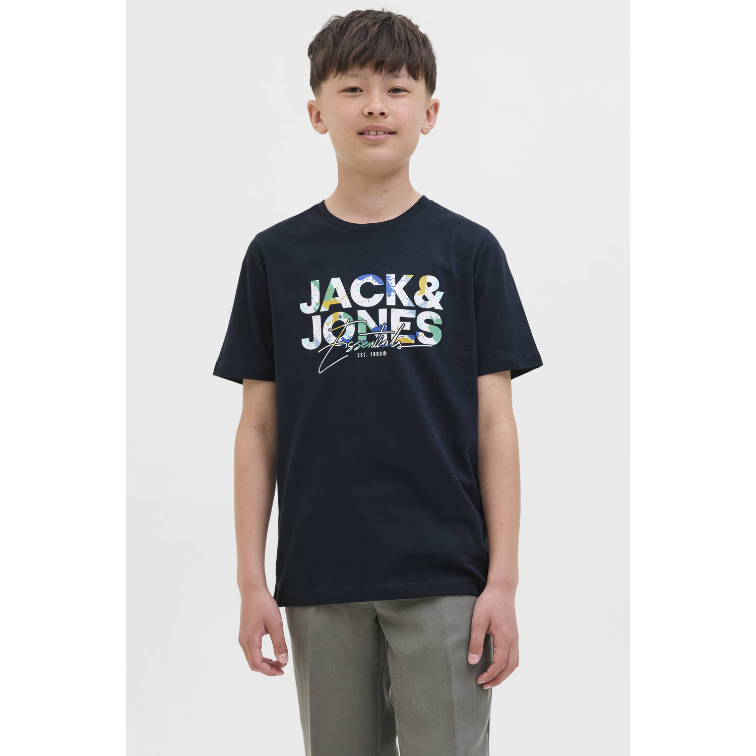 JACK & JONES JUNIOR T-shirt donkerblauw