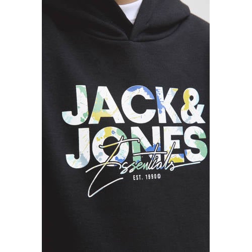 JACK & JONES JUNIOR hoodie zwart afbeelding
