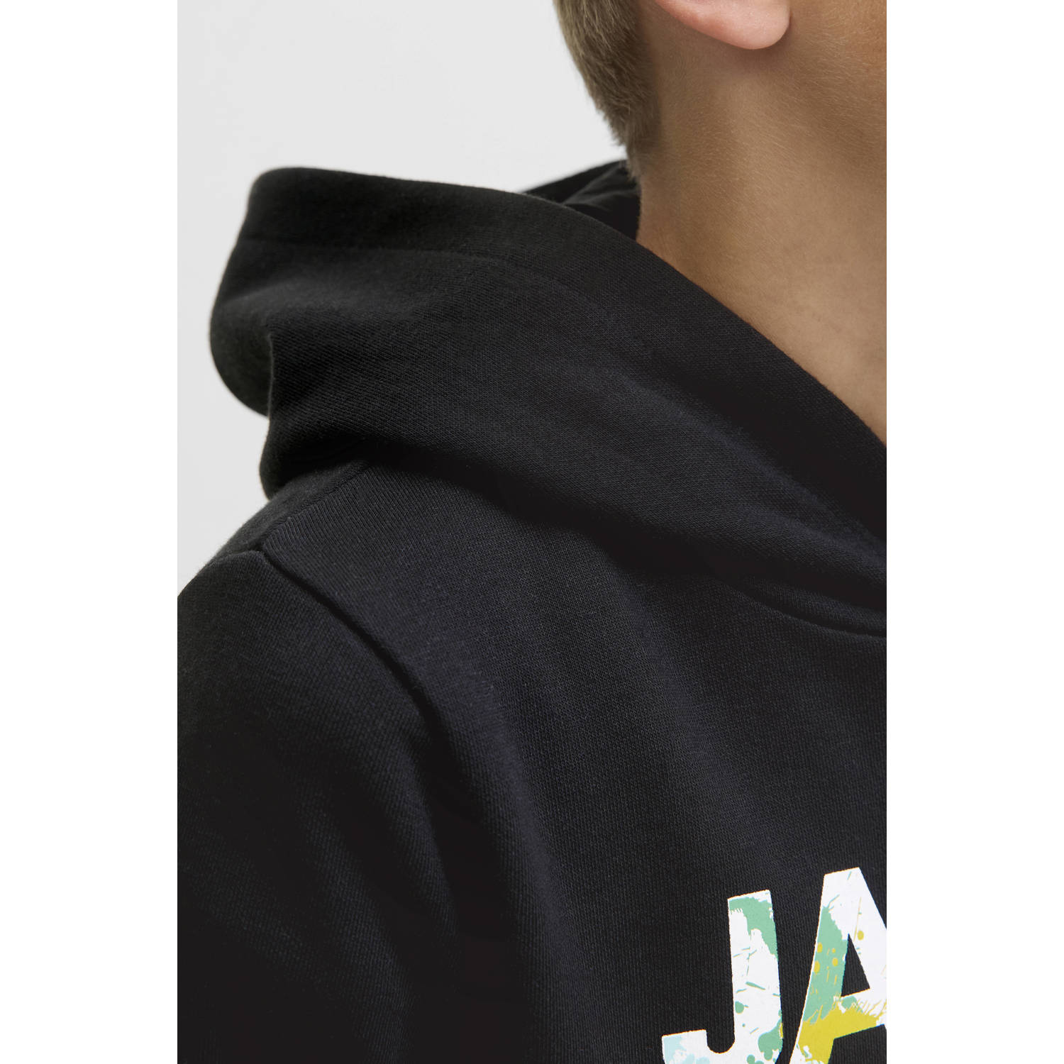 JACK & JONES JUNIOR hoodie zwart