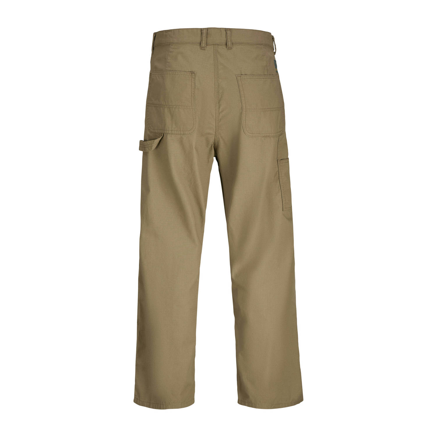 JACK & JONES JUNIOR wide leg casual broek bruin