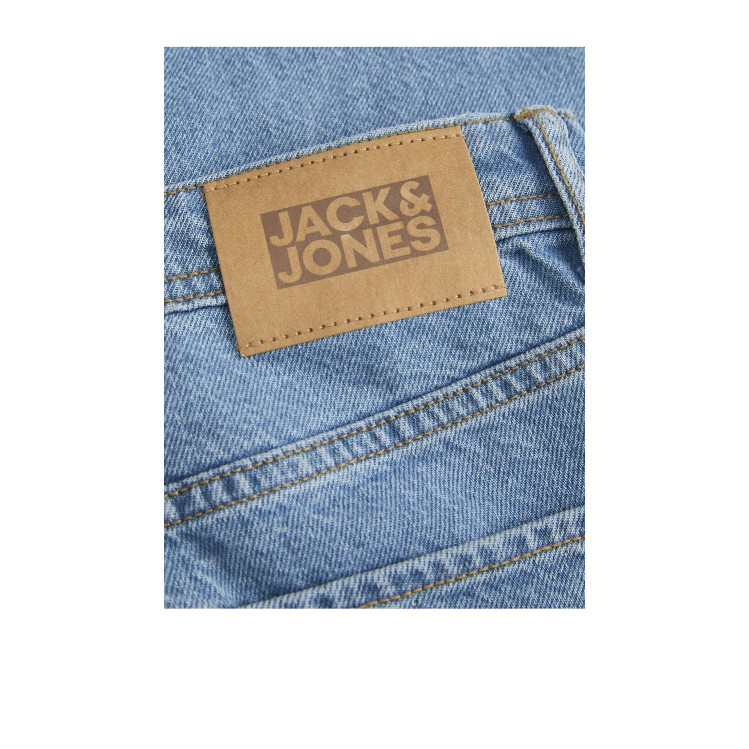JACK & JONES JUNIOR relaxed high waist loose fit jeans medium blue denim