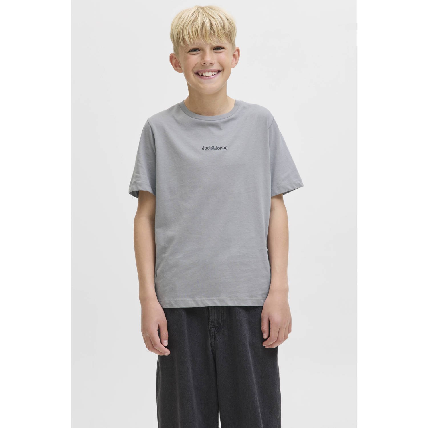 JACK & JONES JUNIOR T-shirt grijs