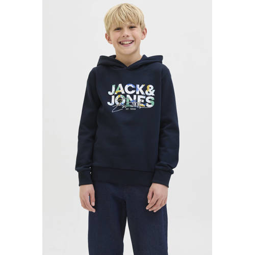 JACK & JONES JUNIOR hoodie donkerblauw afbeelding
