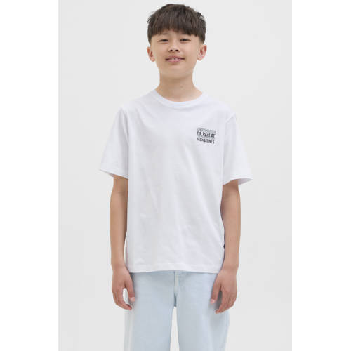 JACK & JONES JUNIOR T-shirt wit afbeelding