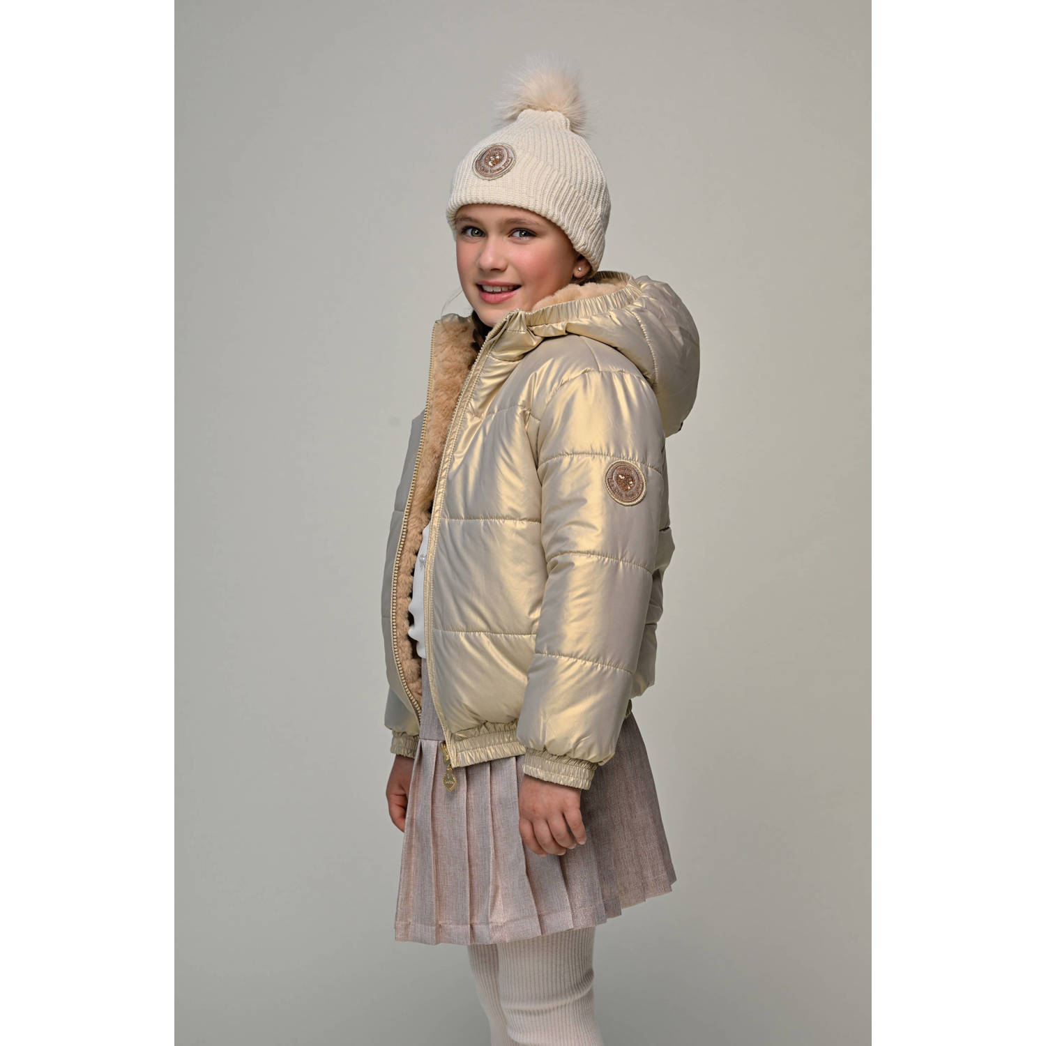 Le Chic reversible jas goud