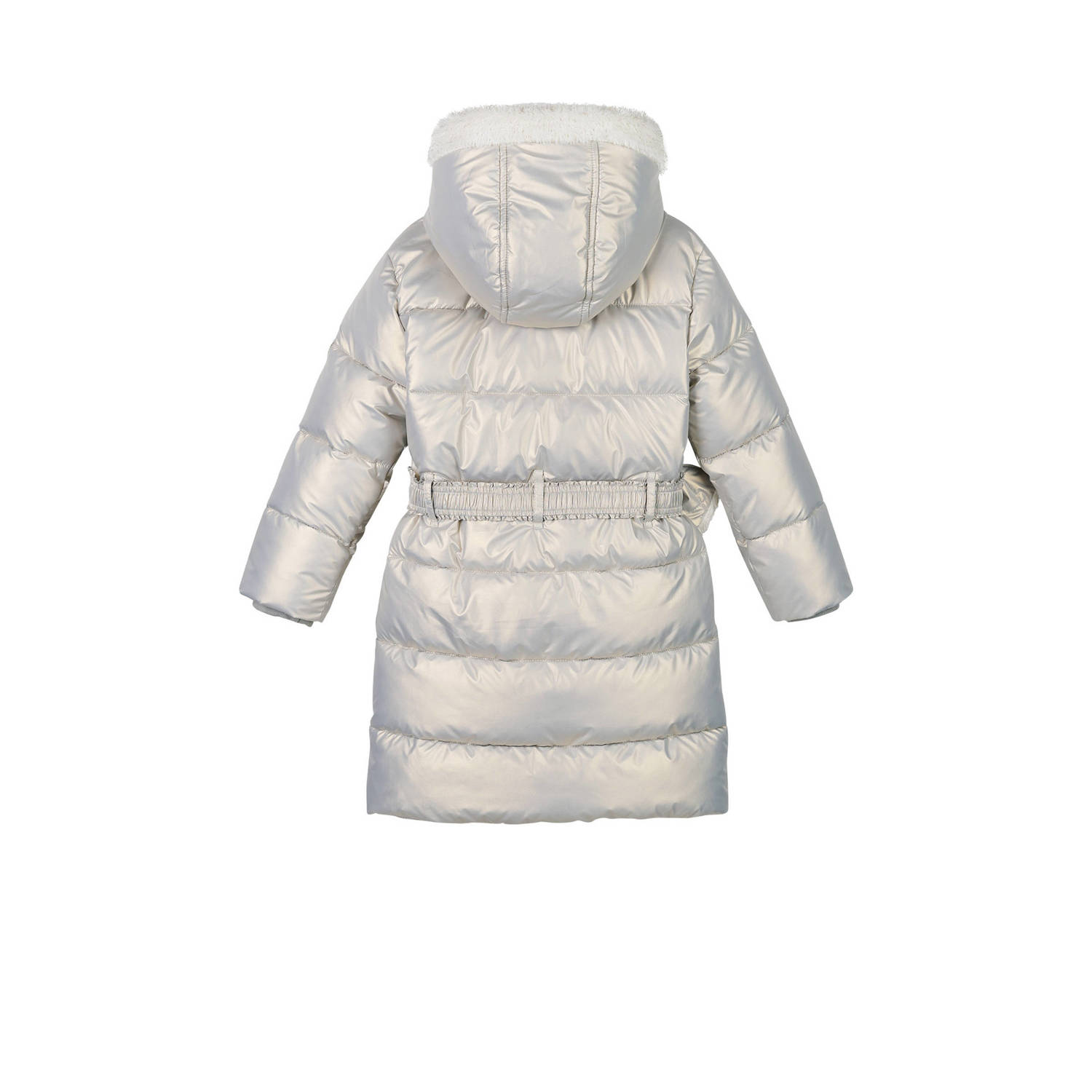 Le Chic gewatteerde jas zilver