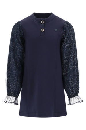 korte jurk donkerblauw