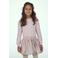 Le Chic korte jurk lichtbruin