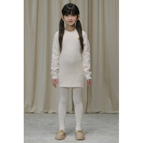 Le Chic korte jurk gebreid wit afbeelding