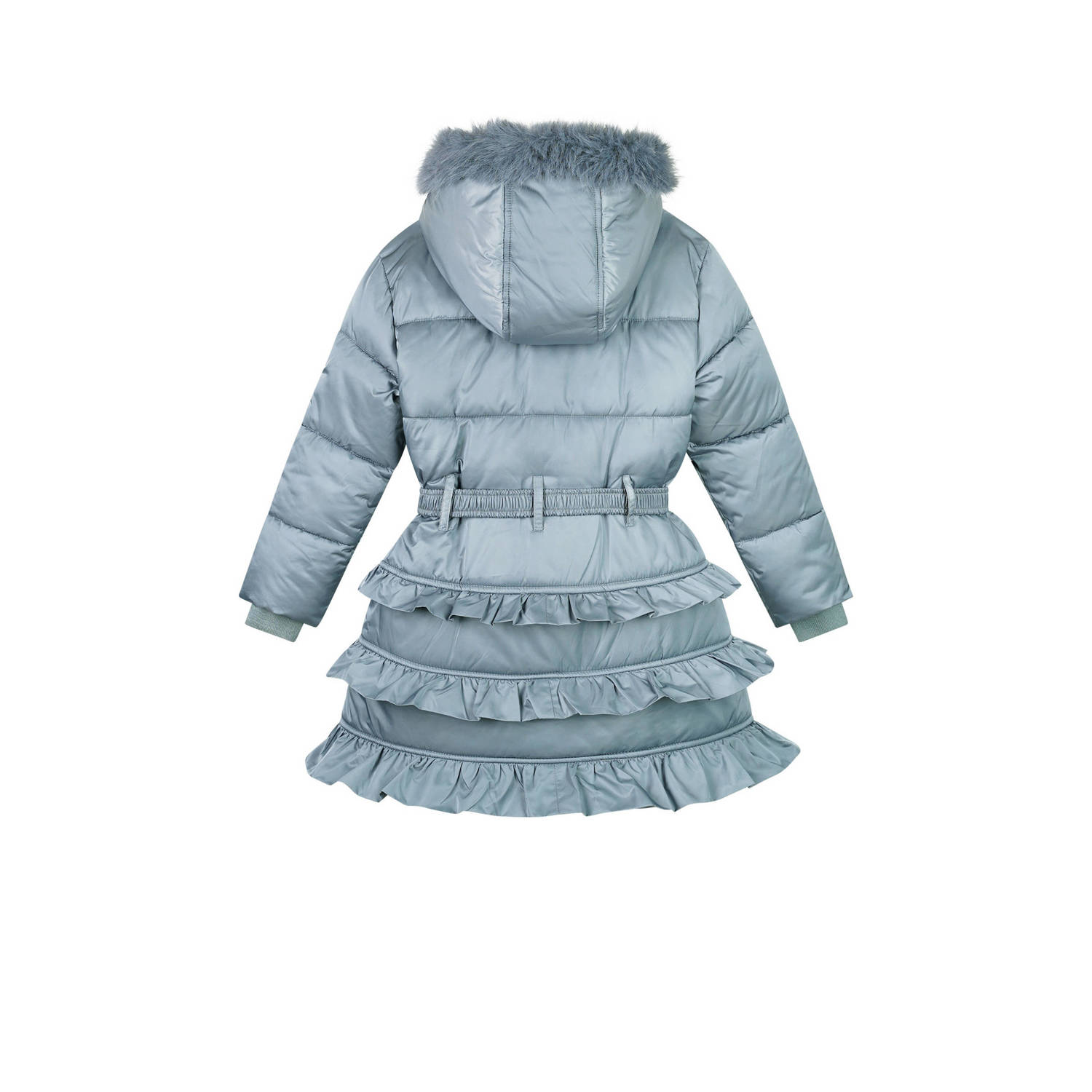 Le Chic gewatteerde jas blauw