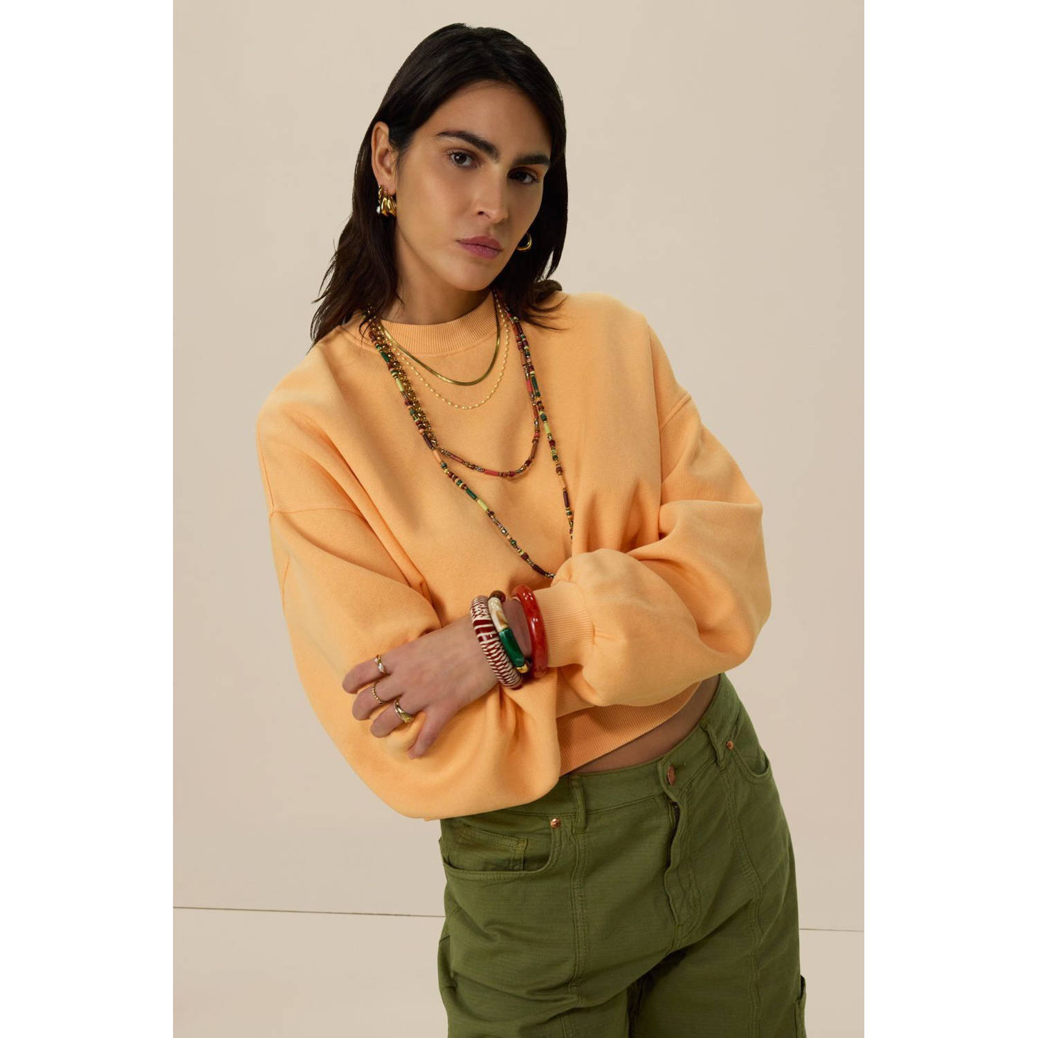 Sissy-Boy sweater oranje