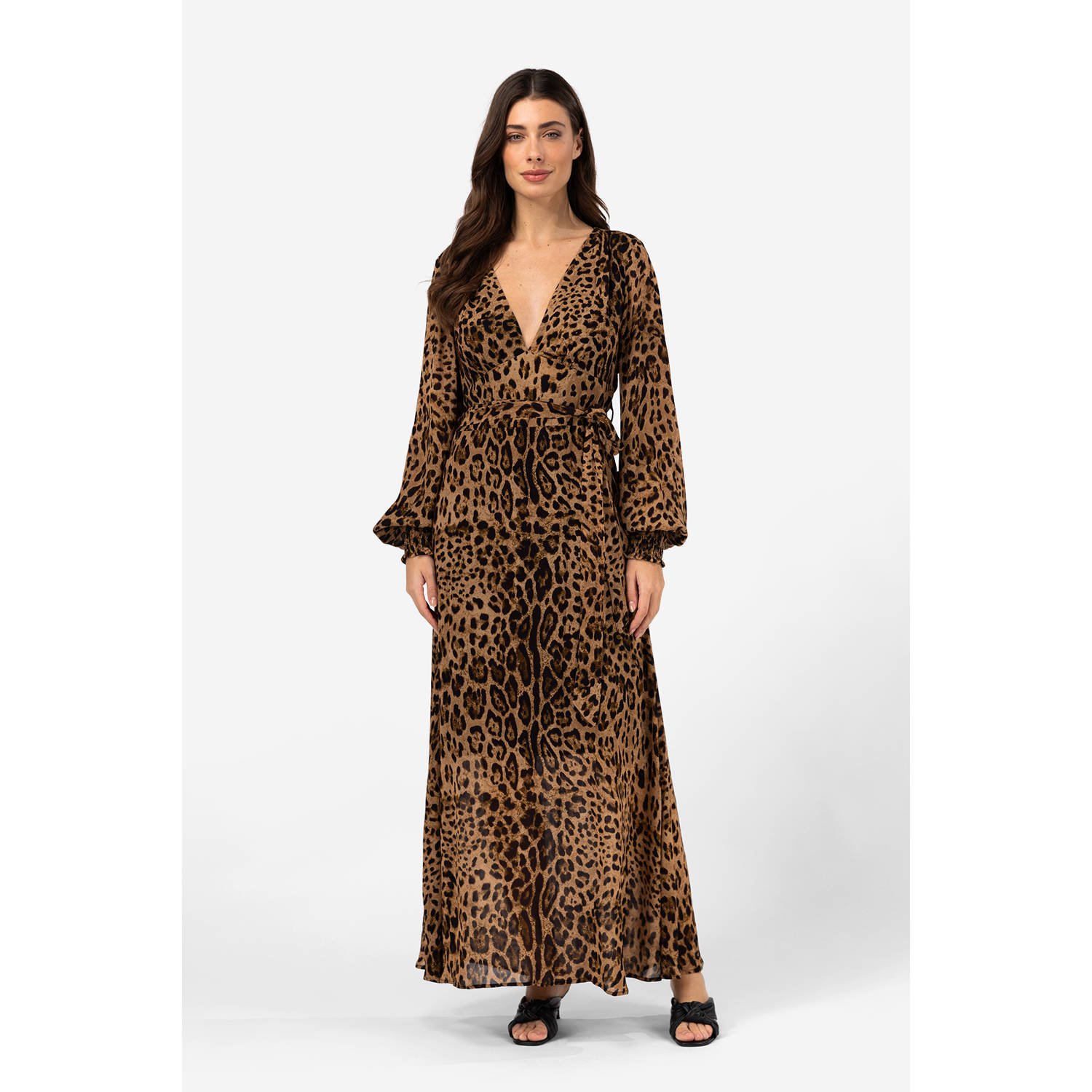 IBANA maxi jurk bruin