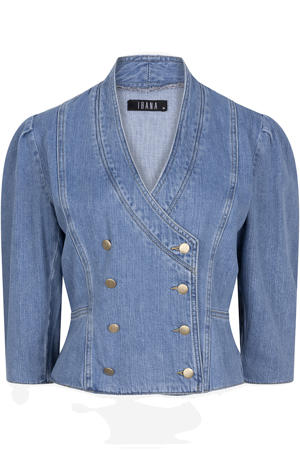 denim blouse light blue denim