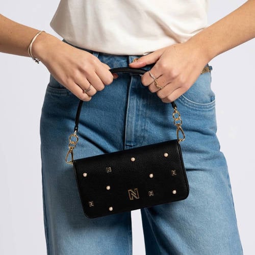 NIKKIE crossbody tas Abby Pearl zwart afbeelding