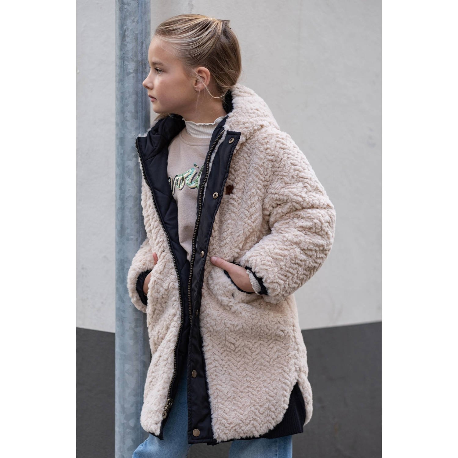 Like Flo reversible jas antraciet